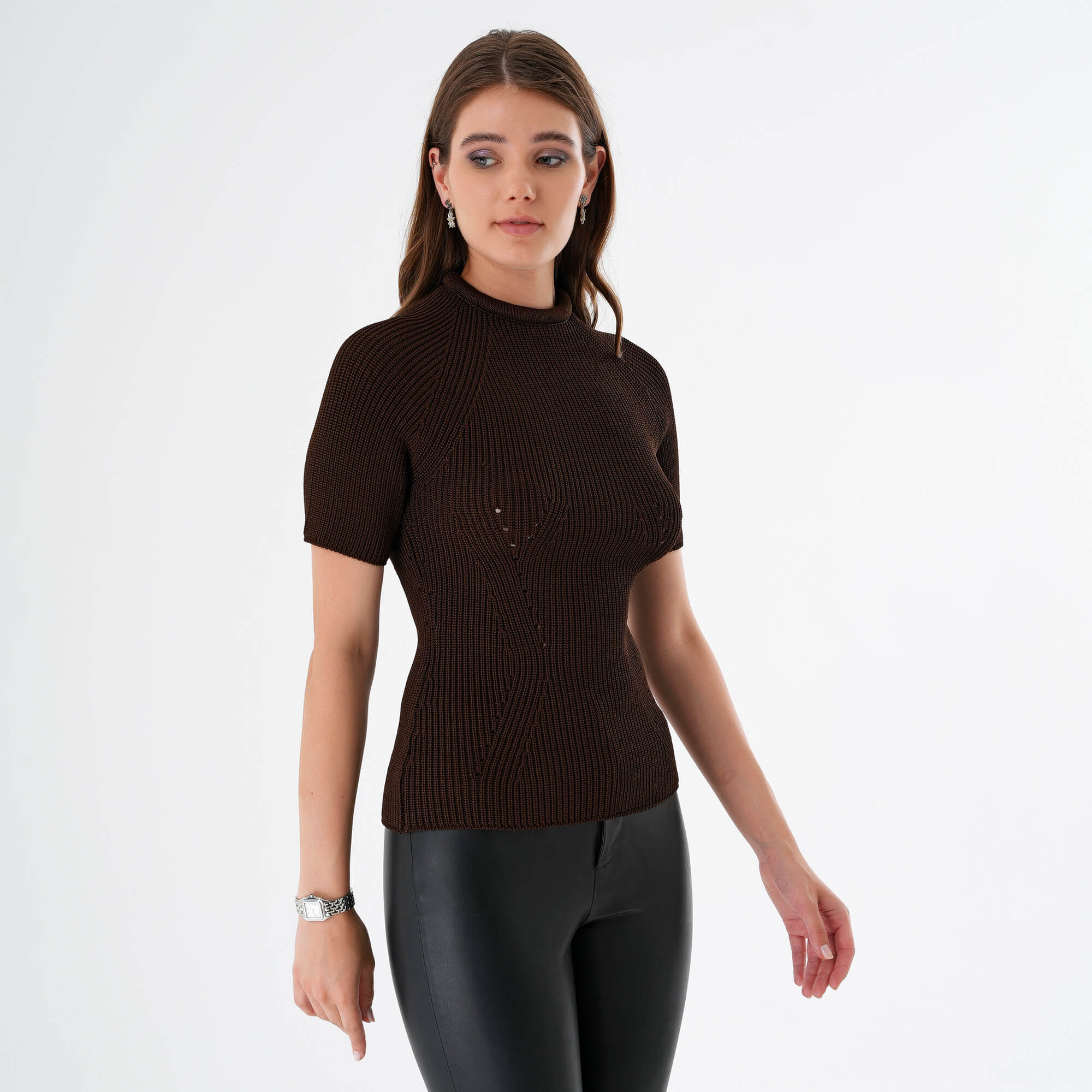 Fendi - Dark Brown Knitted Pullover IT44